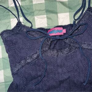 Edikted Navy Blue Bodysuit